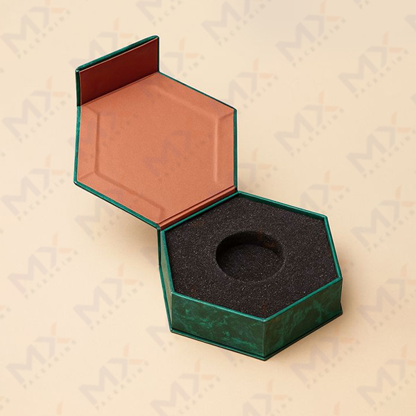 Custom Cosmetic Hexagon Boxes - view 4